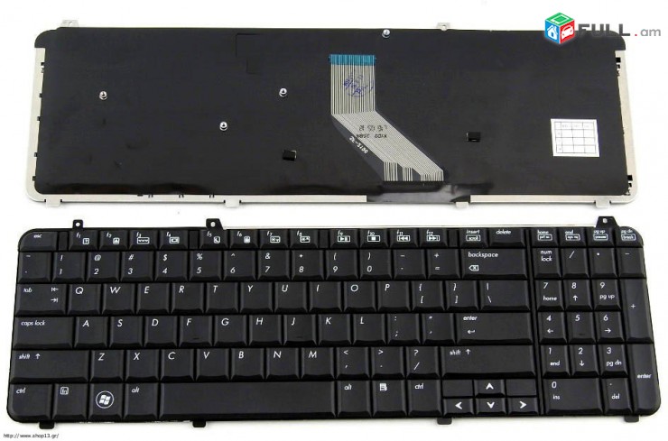 Key lapt HP DV6-2000, klaviatura, stexnashar, клавиатура, keyboard, ստեղնաշար