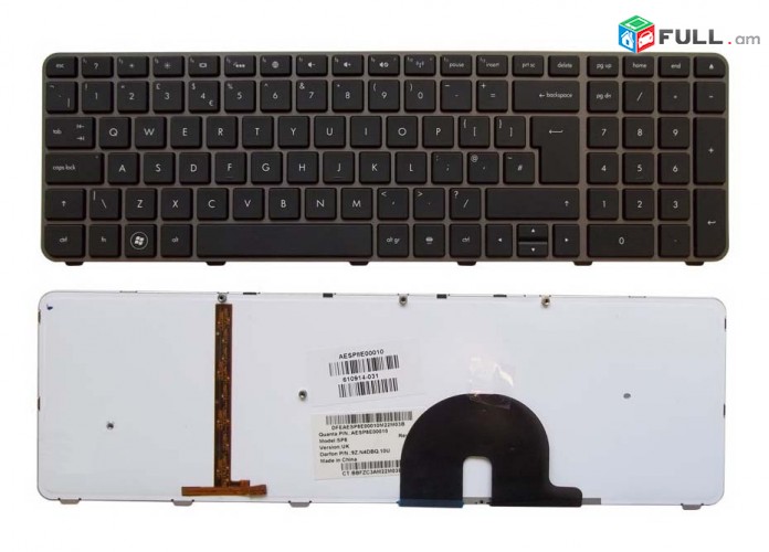 Key lapt HP ENVY17, klaviatura, stexnashar, клавиатура, keyboard, ստեղնաշար