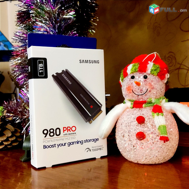 SAMSUNG 980 PRO с Радиатором для PlayStation 5 и PC m2 SSD Новый Чип Памяти ՆՈՐ