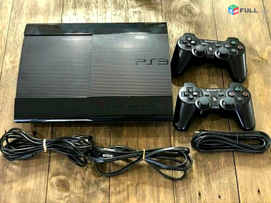 PS3 Super Slim 500 Gb + 2 пульта + 40 игр на выбор, Sony PlayStation 3 Ցանկացած 40 խաղ