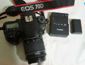 Canon EOS 70D Digital SLR Camera with 18-55mm STM.