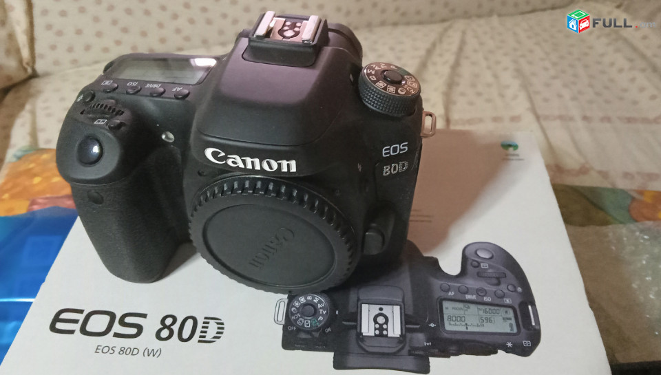 Canon EOS 80D Digital SLR Kit with EF-S 18-55mm f/3.5-5.6 Image Stabilization STM Lens .