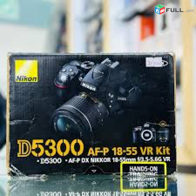 Nikon D5300 DSLR Camera with AF-P 18-55mm Lens Kit.