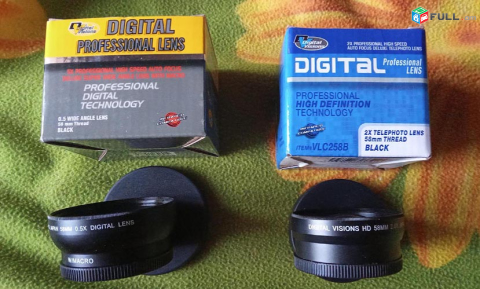 digital visions 58mm 0.5x digital lens.Camera lens Digital Visions HD 58MM 2.0X.