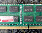 Օպերատիվ հիշողություն RAM DDR3 SODIMM DDR3L 8Gb 1600 MHz