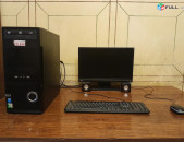 CPU Intel Pentium G3240 RAM DDR3 4GB 1333MHz SSD 120GB HDD 500GB DVD RW Monitor BenQ G900HD + շատ խաղեր