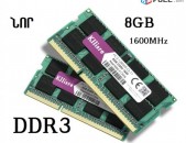 8GB 1600MHz RAM DDR3 SO-DIMM (PC3-12800S-CL11) - ՆՈՐ - հնարավոր է տեղադրում DDR 3 8GB Գ