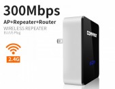 WiFi Հզորացնող սարք Extender ComFast Repeater 300MBs CF-WR300N + Усилитель 20dbi