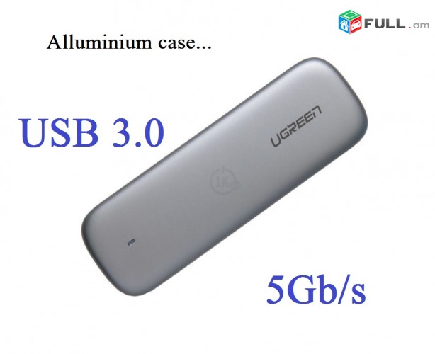 UGREEN M. 2 Enclosure SSD SATA B B + M Key NGFF to USB 3.0 Aluminum Adapter 5Gbps M2 Hard Drive HDD