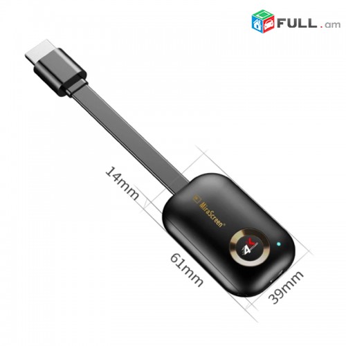 Smart 4K UHD wireless display Any cast Mirascreen 2,4G 5G HDMI wifi սմարթ tv