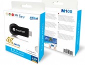 2,4G WIFI display дисплей AnyCast 4K M100 2,4G wireless անլար Chrome cast Mirroring