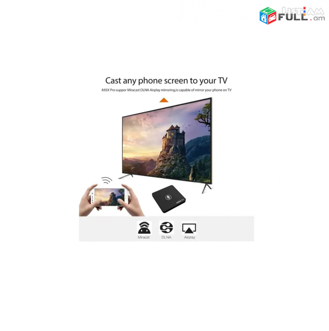 Smart TV Box Android WiFi 4K 2K H. 265 VP9 ultra HDR 4Core youtube eMMC
