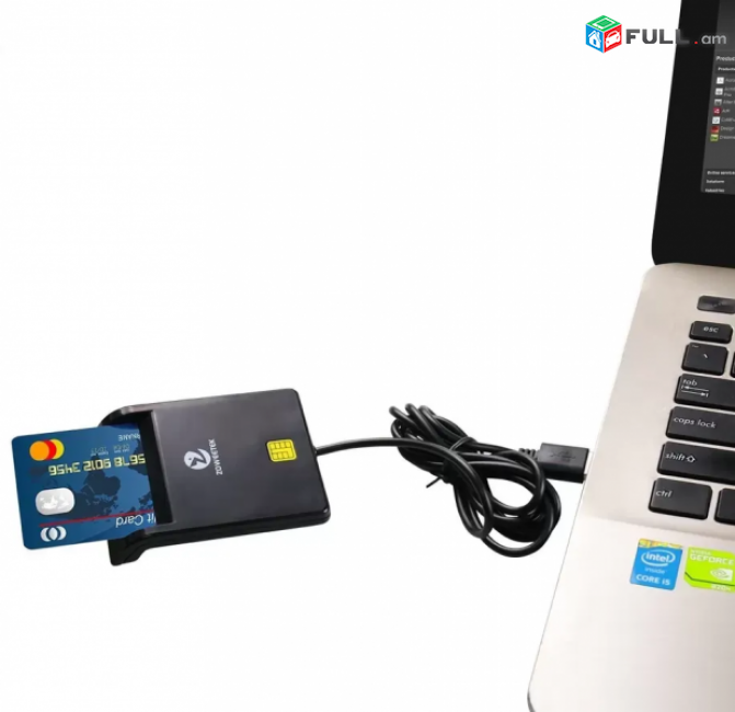 ID Smart Card Reader Zoweetek USB բանկային և սոցքարտ քարտ կարդացող սարք սմարտ
