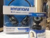 Վեբ-կամերա և ականջակալներ HYUNDAI headphones and web-camera наушники и камера