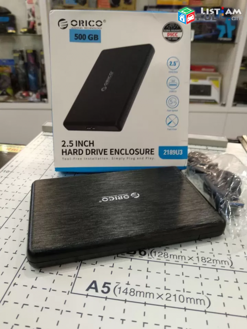 Orico 1TB և 500GB External Hard Drive / Ճապոնյա / - Շատ արագ ու հուսալի արտաքին կրիչ HDD SSD encloser case