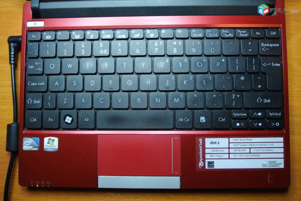 Packard Bell Pav 80 Notebooki Գրեթե նոր նոթեբուքի RAM 2Gb, նոթբուք