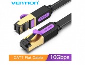 LAN CAT7 10GBs Vention cable FLAT TYPE RG45 GOLD 24K CABEL կաբել մալուխ сетевой PATCH-CORD cat6 cat5 ftp utp