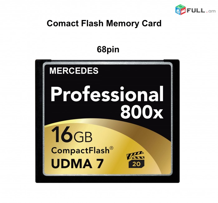 CF Card 16GB և 32G Compact Flash 800x UDMA7 Extreme Mercedes Nissan Memory ՄԱԳ ՖՈՏՈ PC