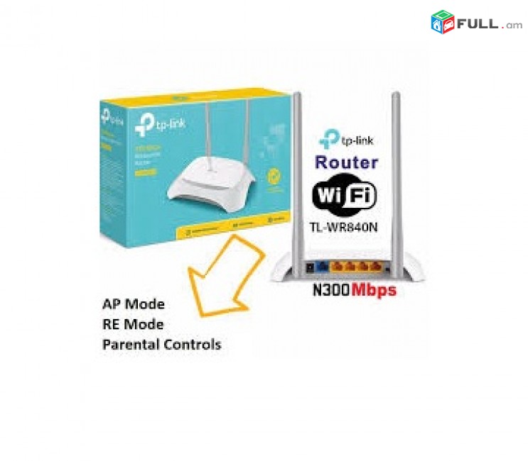 Tp-Link Wi-Fi Router wireless N router TL-wr840N 300mbps 5dbi antena