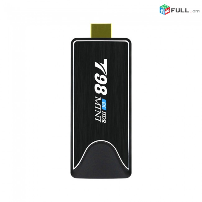 Android 10 Super TV box Smart Stick 2021թ 4GB 32GB 2,4G 5G T98 Mini донгл