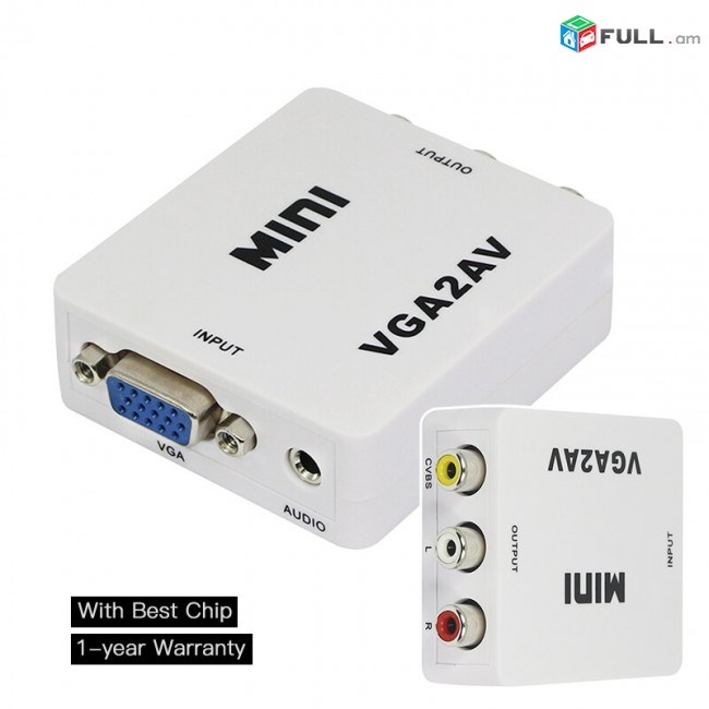 VGA to HDMI VGA2HDMI + AUDIO + Power - Переходник Конвертер Ադապտեր adapter VGA2