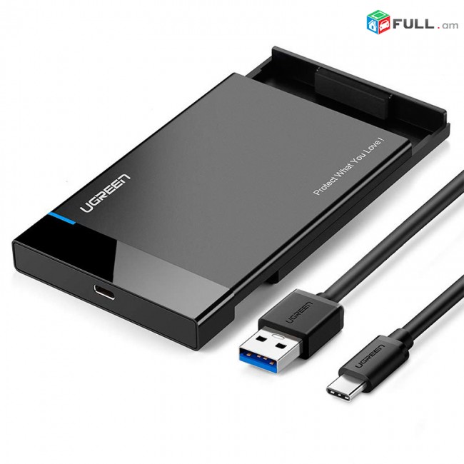 Ugreen usb 3.0 SATA Enclosure SSD HDD external hard disk case Արտաքին կրիչի քեյս