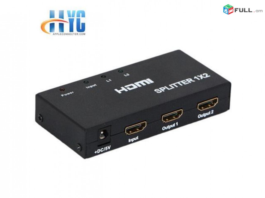 HDMI Սպլիտեռ 4 port 3D 1080p UHD սվիչ for HDTV DVD PC3 PC DVI to HDMI splitter