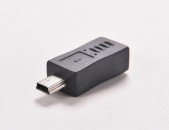 Micro USB to mini USB Adapter նաև ՀԴՄ LAN -ի համար ԱԴԱՊՏԵՐ АДАПТЕР переходник