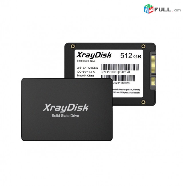 SSD XrayDisk 512Gb կոշտ սկավառակ hdd SATA III սսդ Внутренний твердотельный накопитель 2,5 dyum