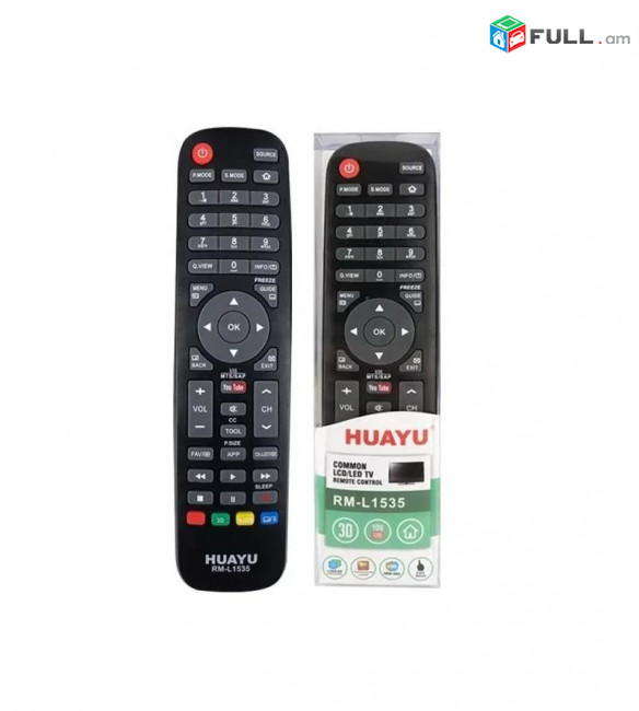 Հեռակառավարման վահանակ Remote Control универсальный пульт для HUAYU RM-L1535 UNIVERSAL FOR LCD LED TV