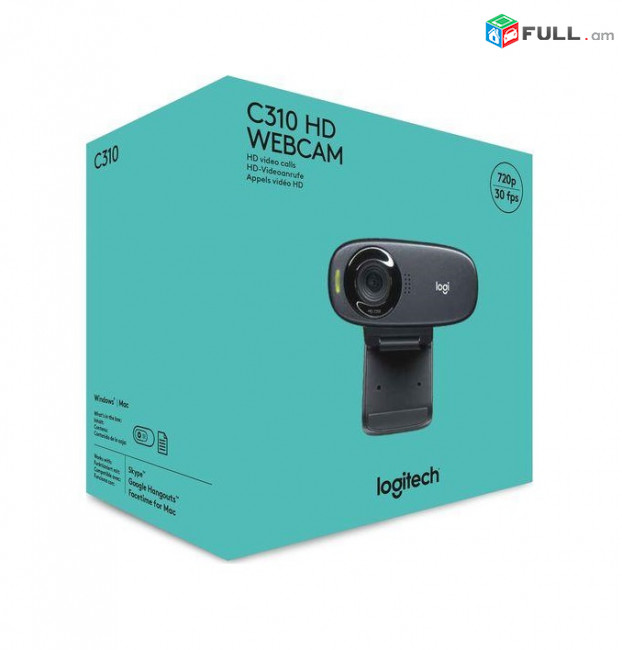 Logitech C310 широкоэкранный HD 720P видео звонки веб-камера WebCam Camera Վեբ տեսախցիկ 