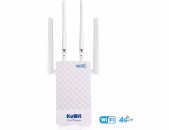 SIM-ով KuWFi 4G LTE WI-FI Router роутер Երթուղիչ sim card 150Mb/c 