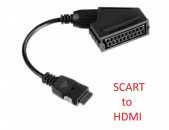 Adapter SCART to HDMI for TV Samsung Ադապտր հեռուստացույցի Переходник Скарт Кабель