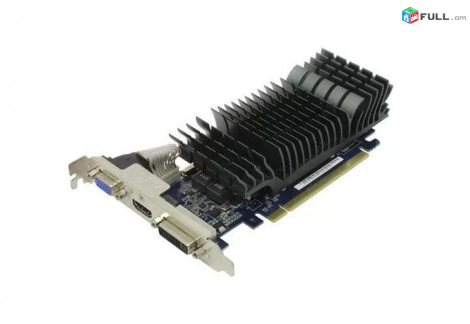 Videocard Asus GeForce GT 610 Silent 2GB DDR3 HDMI VGA DVI Бесшумная Графическая Видеокарта Վիդեո քարդ