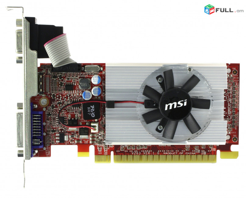 Videocard MSI GeForce GT520 1GB 64bit SDDR3 Graphic Card Графическая Видеокарта Վիդեո քարդ