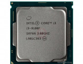 Proc + CPU 9րդ Սերնդի Լավ Core I3 Պրոցեսորներ Processor I3 9100, I3 9100f Socket 1151 9th Gen 