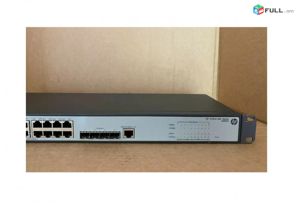 HP V1910-16G Routerboard Gigabit switch ցանցային ռոութեր свитч microtik 16 * 10/100/1000 + 4 SFP