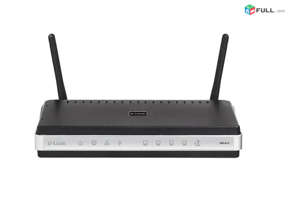 Wi-Fi роутер D-link DIR-615 Ցանցային սարքեր Router 2,4Ghz 100mb/s LAN-портов 4 port