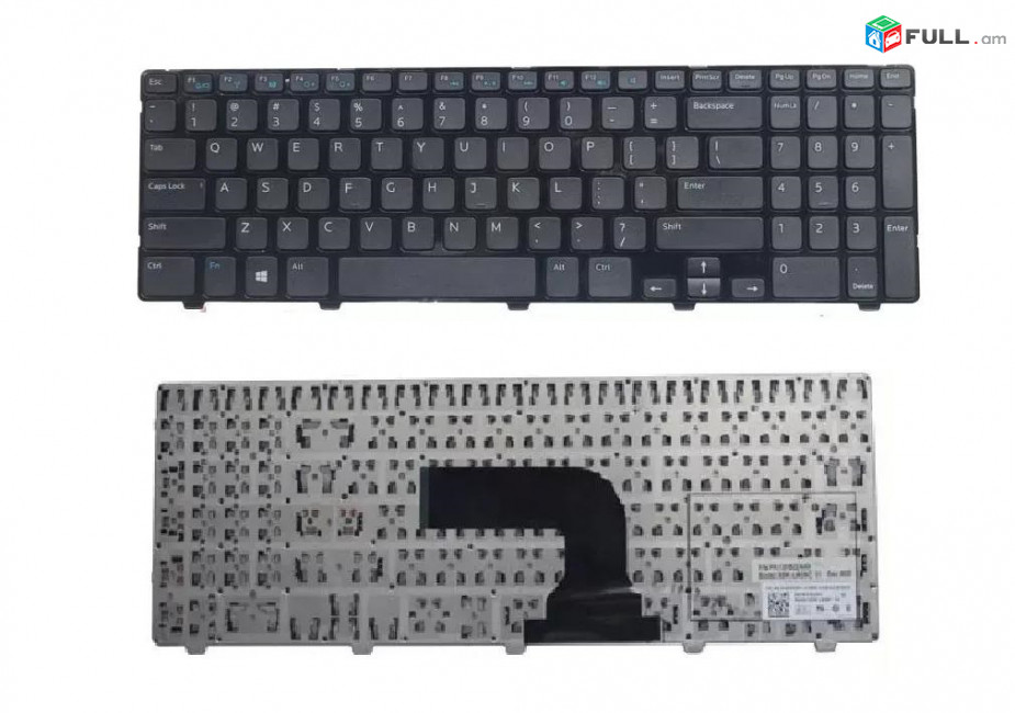 Dell Inspiron 15 3521 3537 5R 5521 15v-1316 5421 Keyboard ստեղնաշար клавиатура