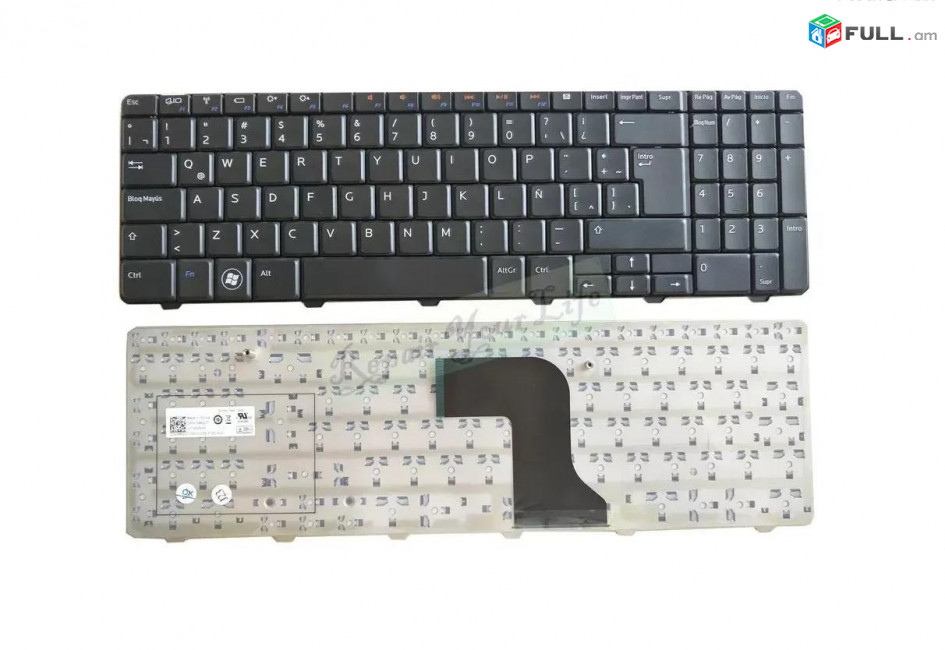 Dell Inspiron 15 15R N5010 M5010 M5010R LAPTOP KEYBOARD Keyboard ստեղնաշար клавиатура