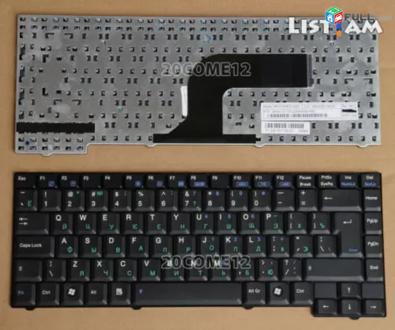 ASUS X59SL X59SR Pro70C Pro70D Pro70DB Pro70DC A4K Keyboard RUSSIAN RU Keyboard ստեղնաշար клавиатура