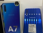 Samsung galaxy A7 2018 64gb kapuyt, nori pes idealakan vichak, tupov, aparik texum 0% kanxavcharov