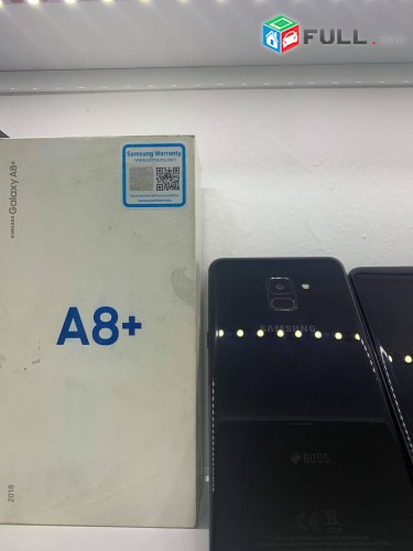 Samsung galaxy A8 plus 2018  black 64gb idealakan vichak, nori pes, tupov, aparik texum 0%