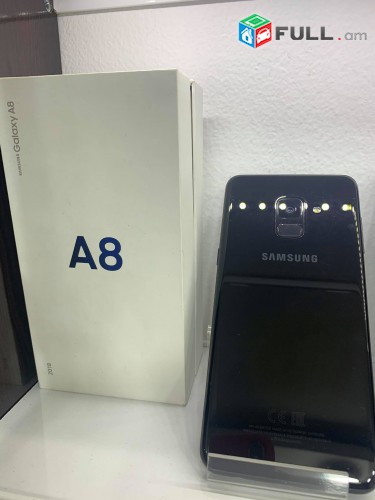 Samsung galaxy A8 2018 black tupov, nori pes, idealakan vichak, aparik texum 0%