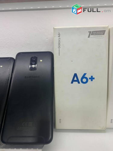 Samsung Galaxy A6plus 2018 black 32gb tupov, shat lav vichak, aparik texum 0%
