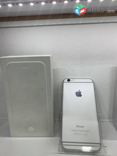 Apple iphone 6 16gb silver, tupov, lav vichak aparik texum 0% kanxavchar