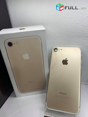 Apple iphone 7 gold, 32gb tupov, lav vichak, aparik vacharq texum 0% 