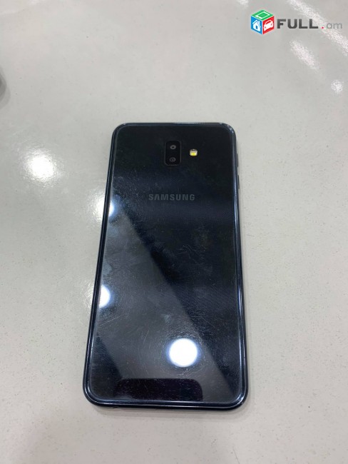 Samsung galaxy j6 plus 32gb, black,  lav vichak, aparik texum 0% kanxavchar