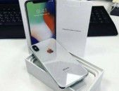 Apple iphone X silver 64gb tupov, idealakan vichak, aparik texum 0%