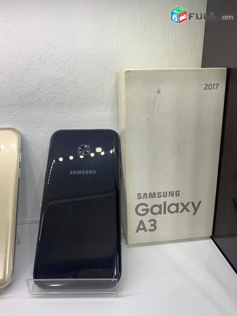 Samsung galaxy A3 2017 black 16gb tupov, lav vichak, aparik texum 0% kanxavchar